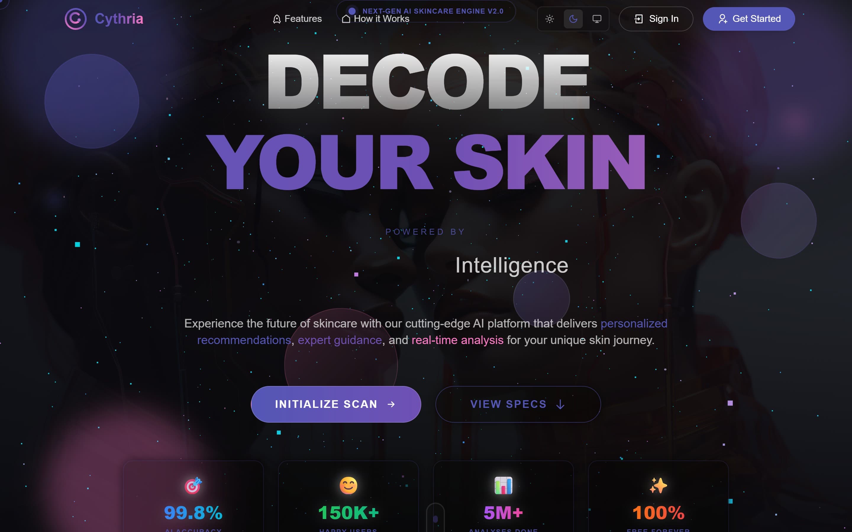 Cythria — AI Skincare Engine
